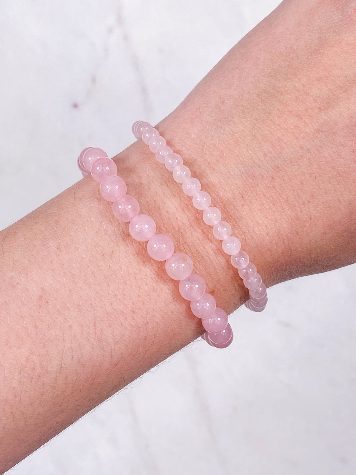 Rosakvarts armband