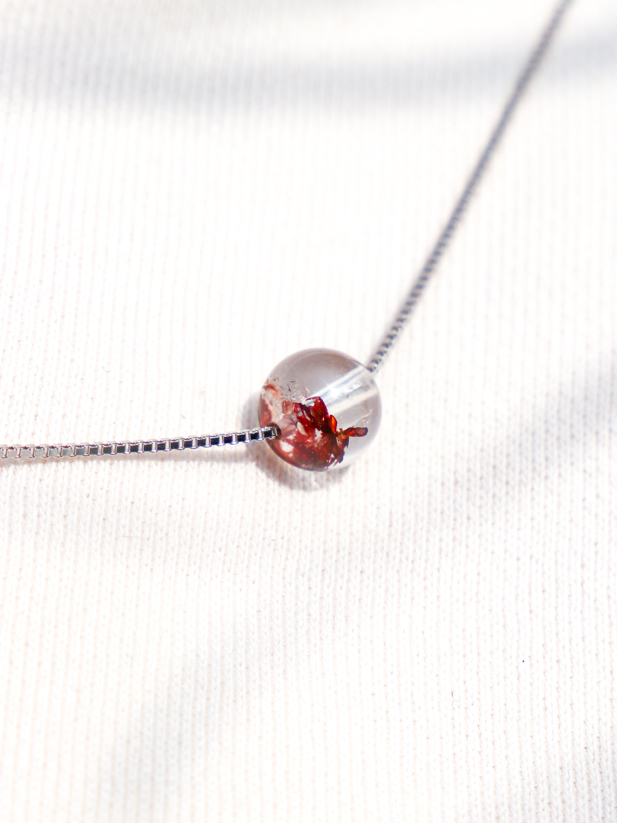 Akvamarin - Petite Heart - Guld