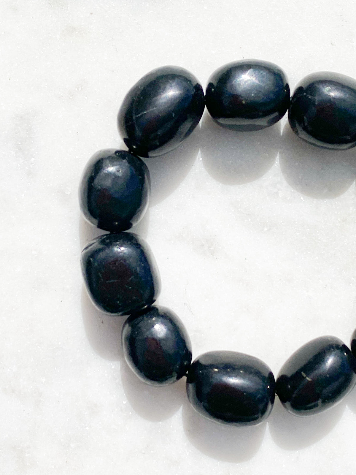 Chunky Shungit Armband