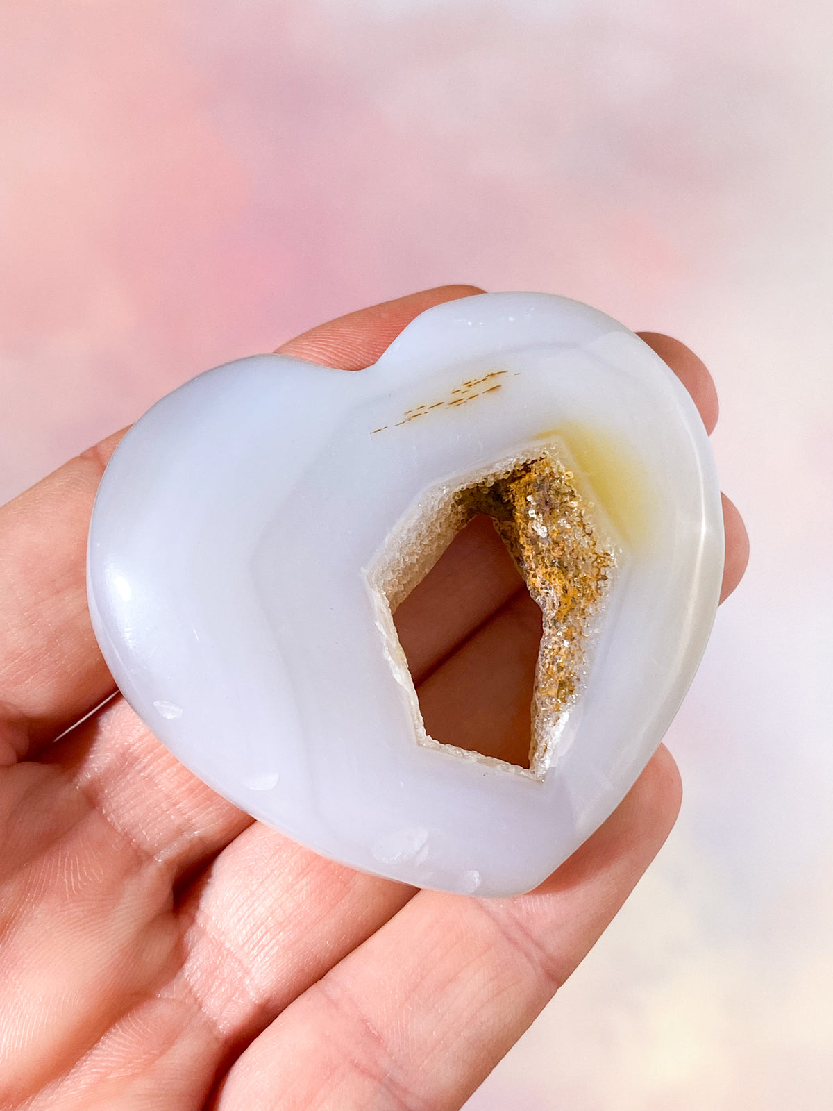Druzy Agathjärta (nr 10)