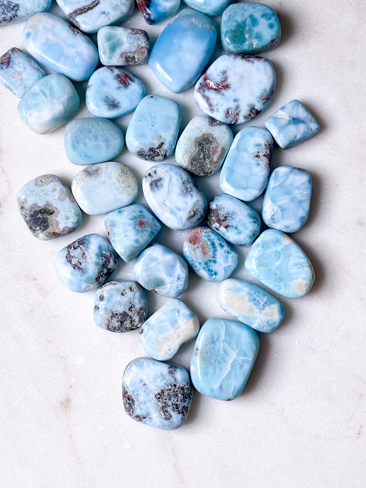 Larimar Polerad - A-Kvalitet