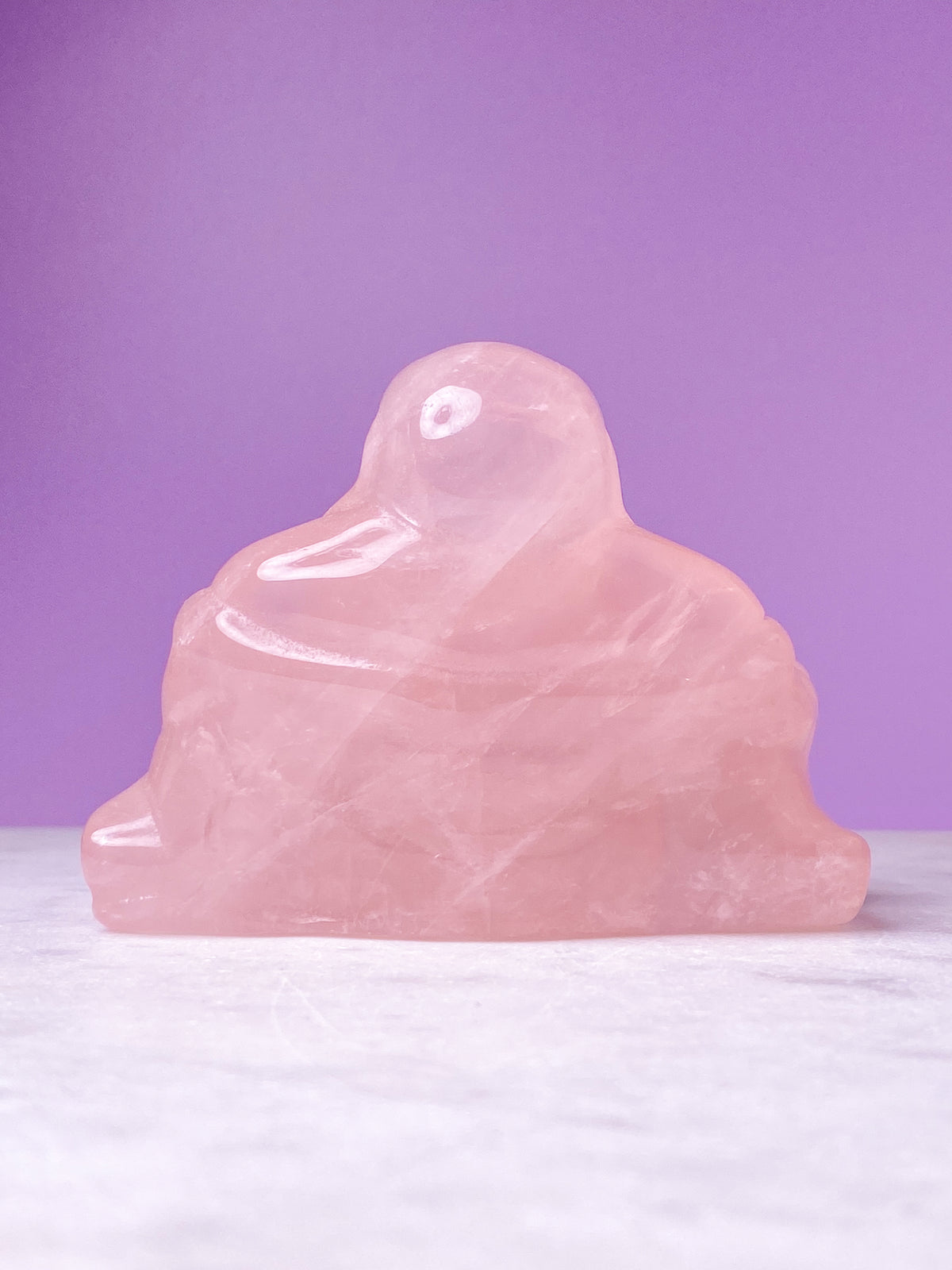 Rosenkvarts Buddha