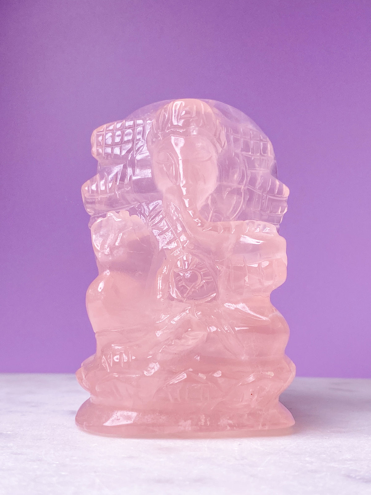 Rosenkvarts Ganesha