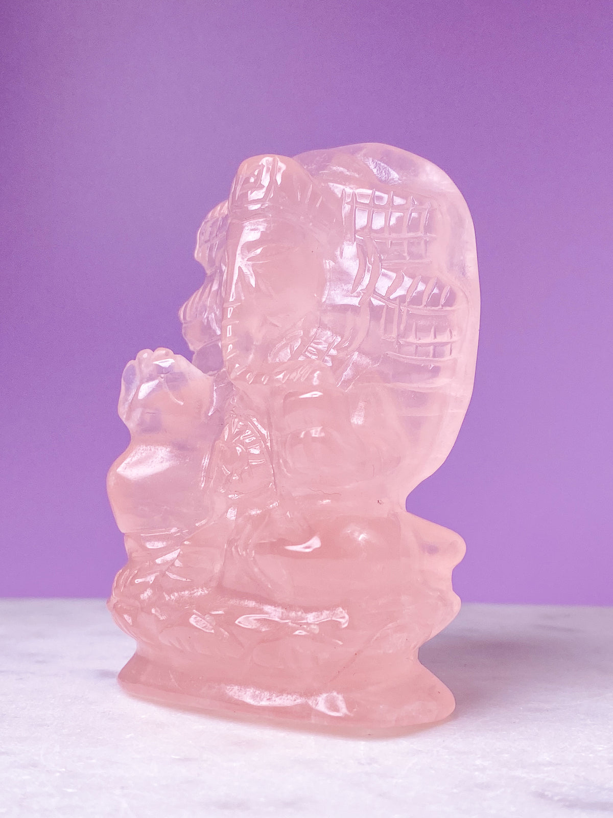 Rosenkvarts Ganesha