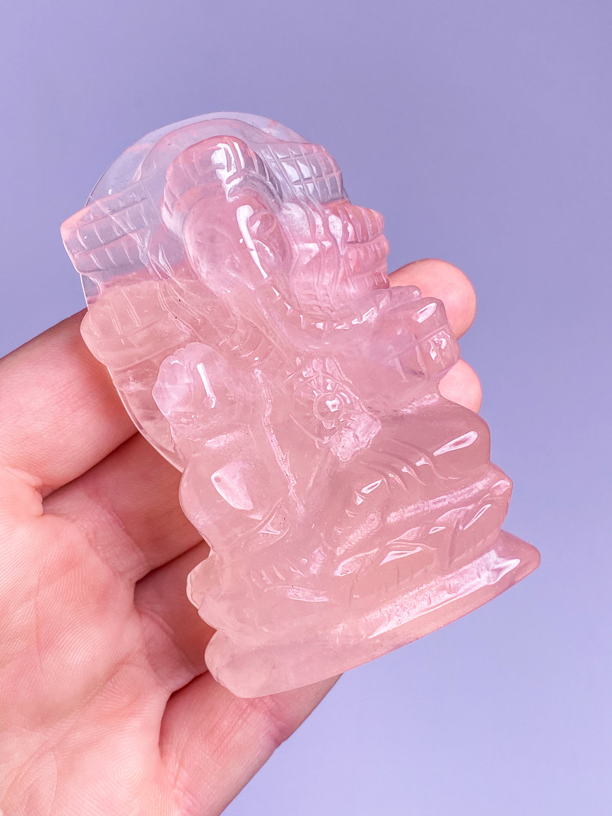 Rosenkvarts Ganesha