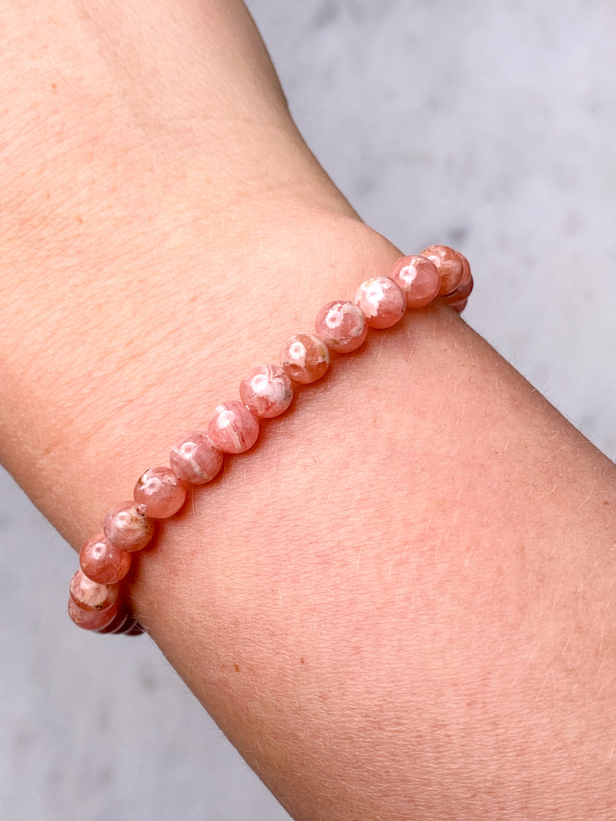 Rhodochrosit armband