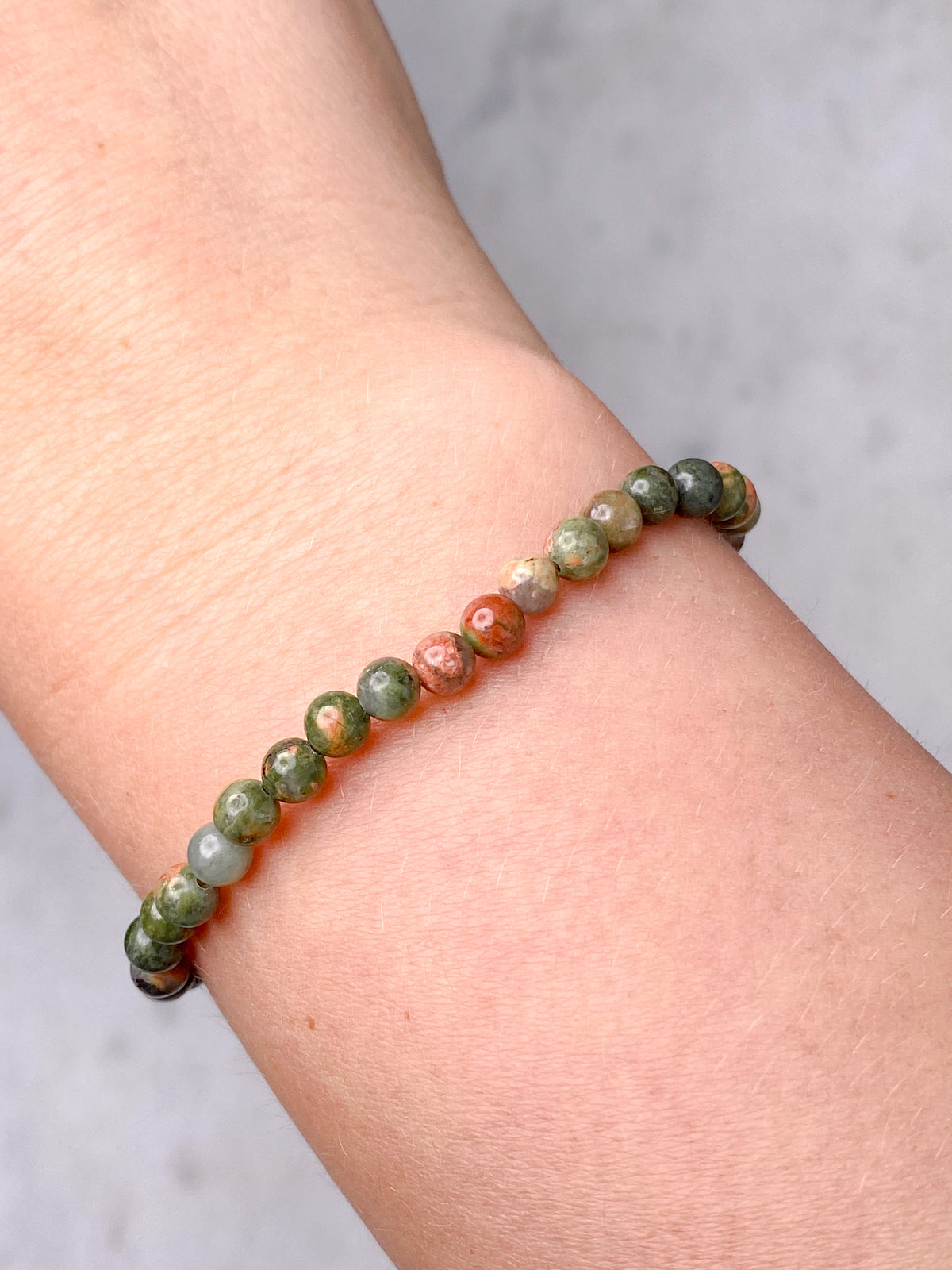 Unakite armband