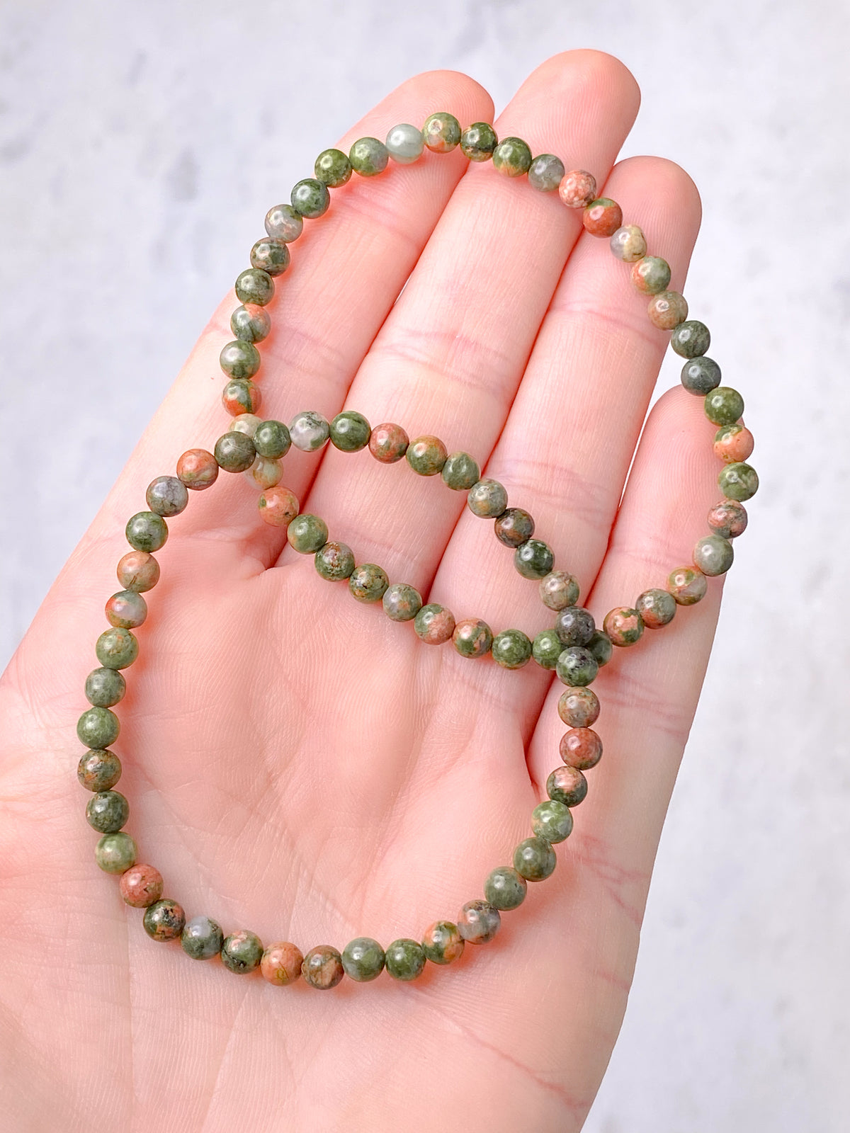 Unakite armband