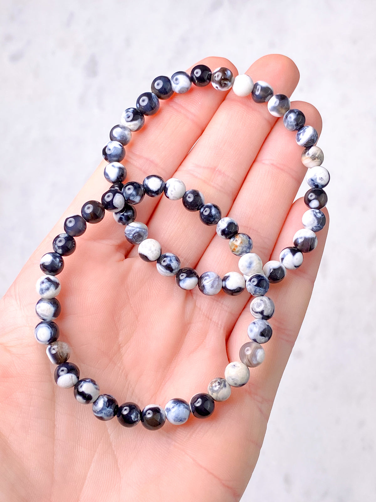 Orchid Agat Armband