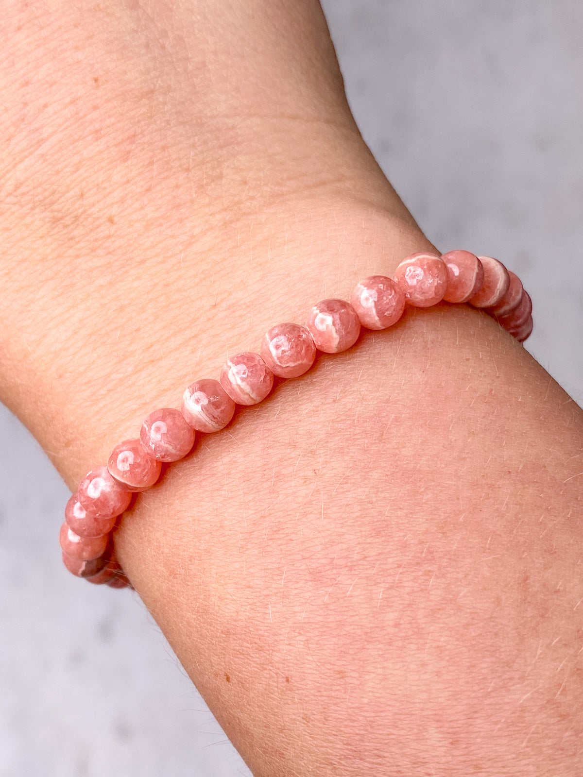 Rhodochrosit armband