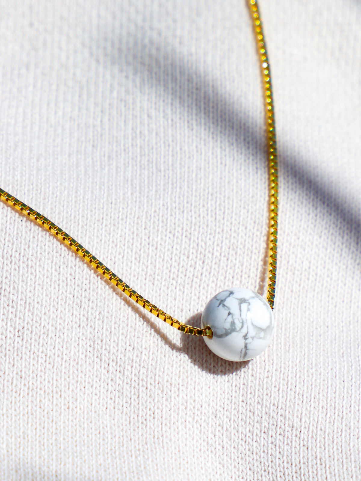 Akvamarin - Petite Heart - Guld