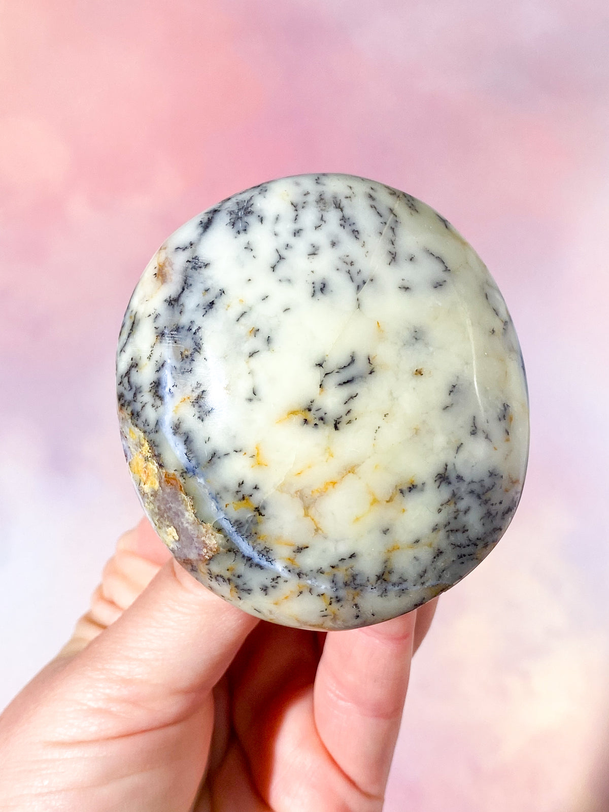 Grön dendritopal palmstone (nr 3)