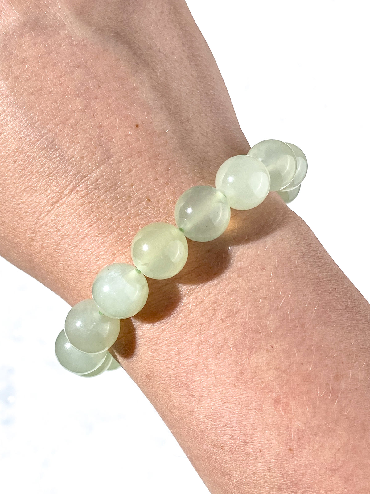 Chunky Jade Armband (12 mm)