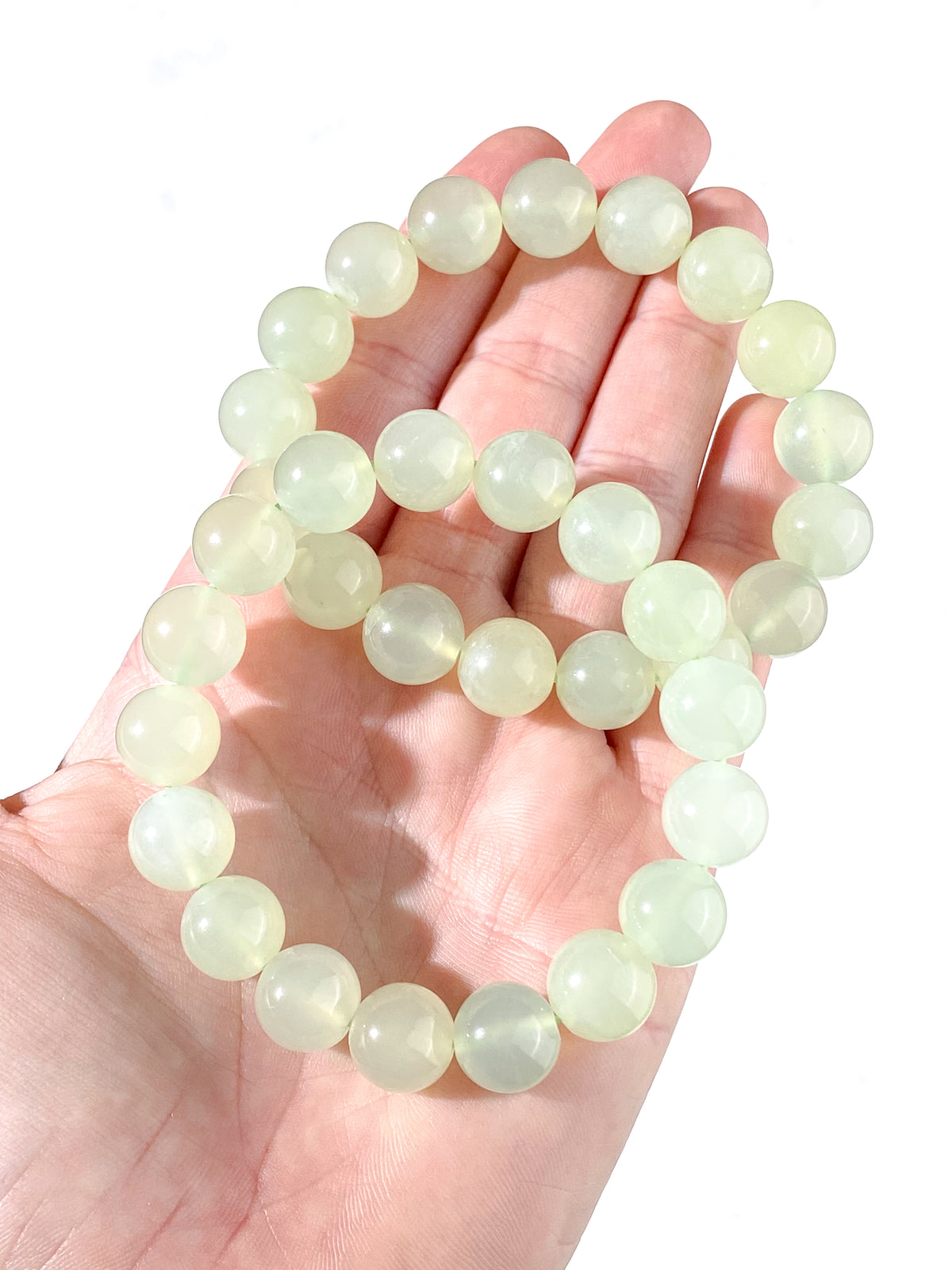 Chunky Jade Armband (12 mm)