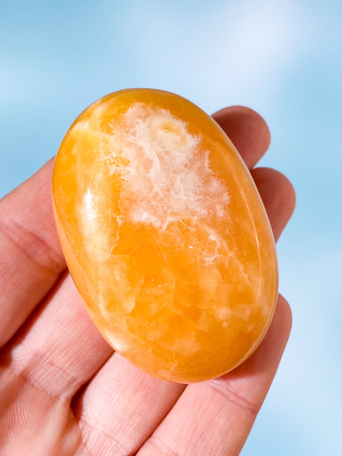 Orange kalcitpalmsten (nr 3)