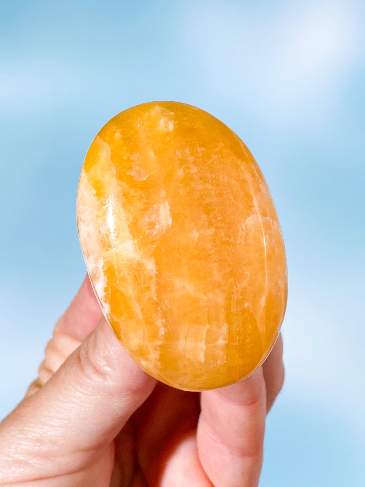 Orange kalcitpalmsten (nr 5)