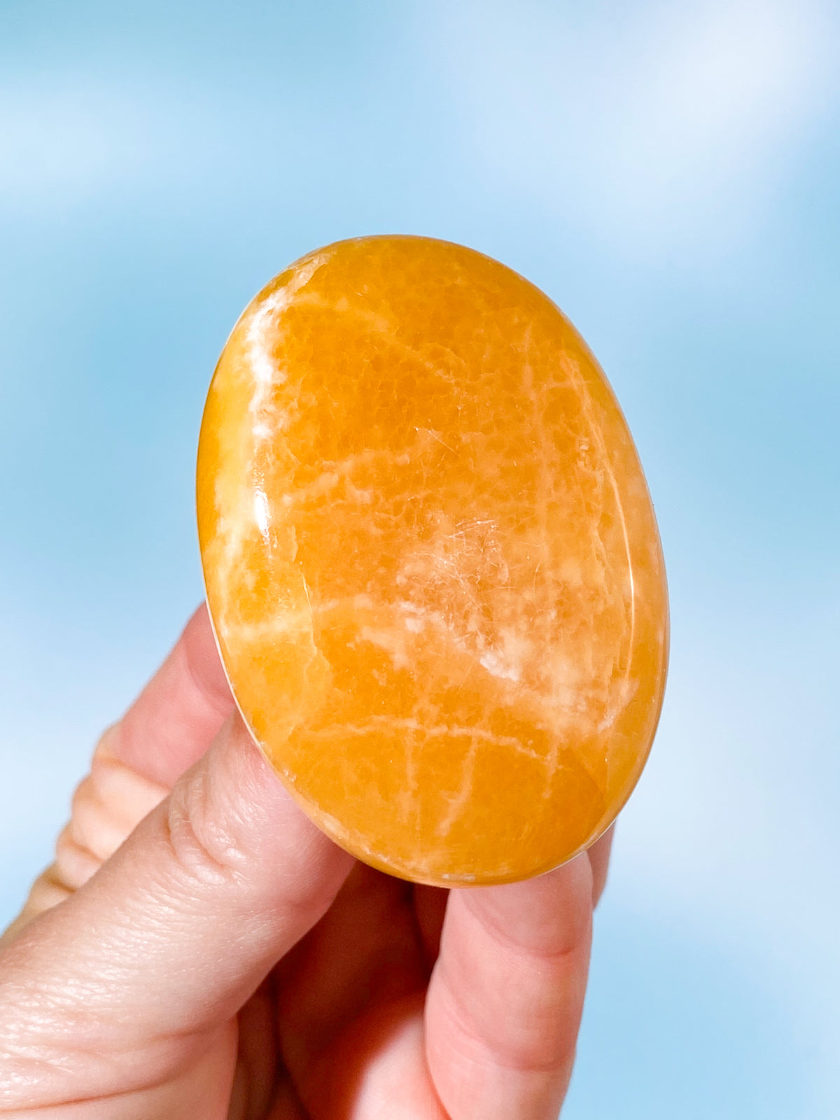 Orange kalcitpalmsten (nr 9)