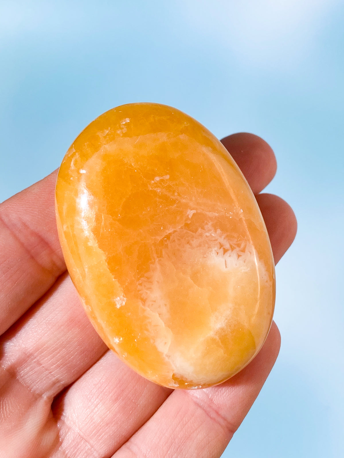 Orange kalcitpalmsten (nr 9)