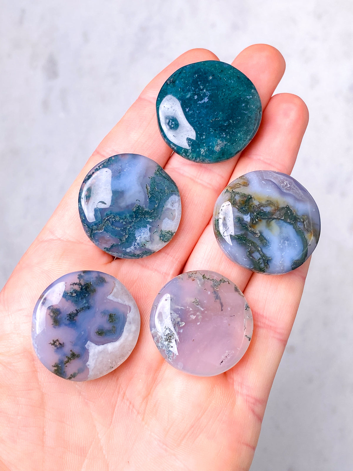 Mossagat Mini Disc (Platpolerad Pocket Stone)