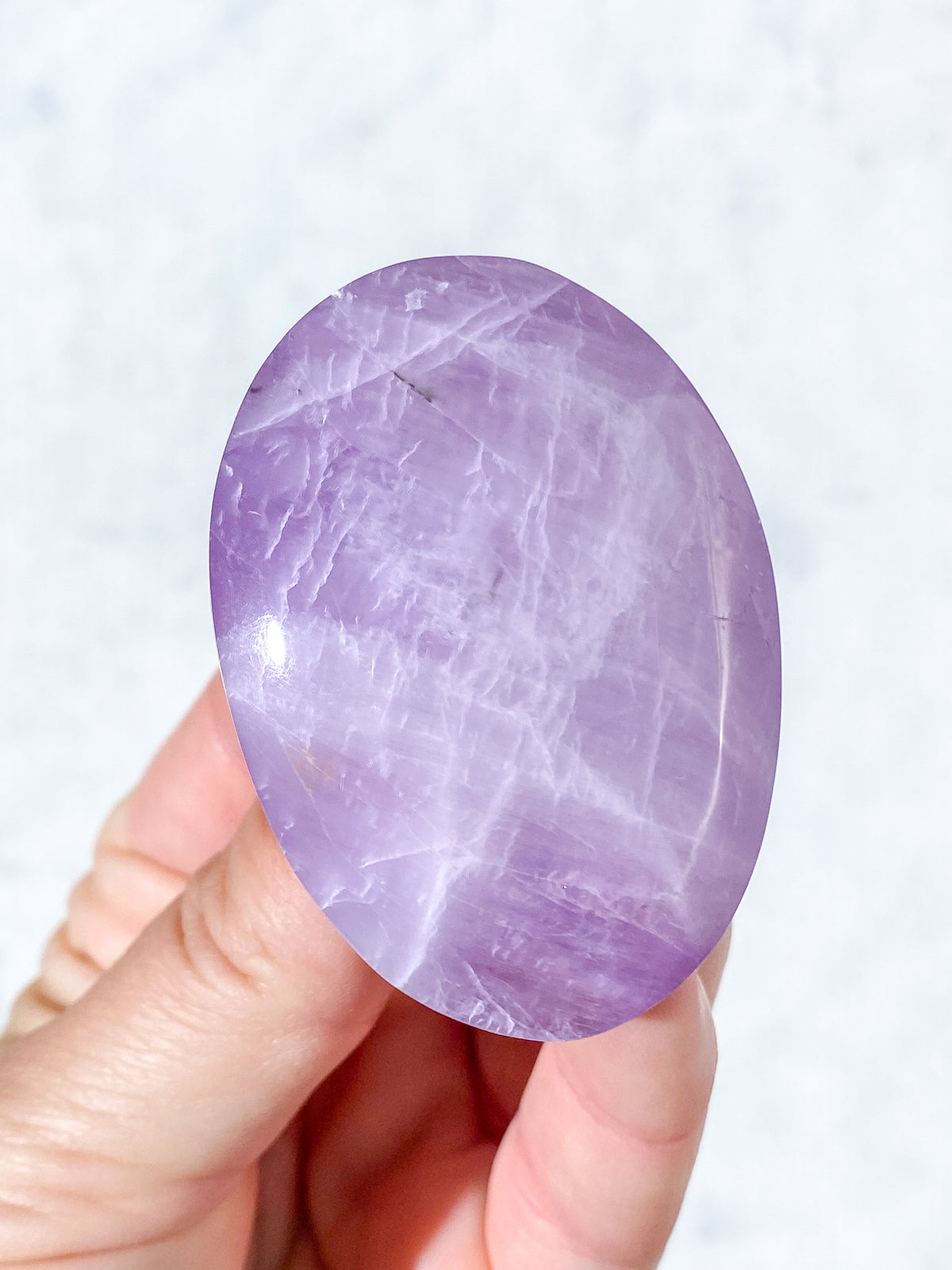 Kunzit Palmstone (nr 16) Exklusiv