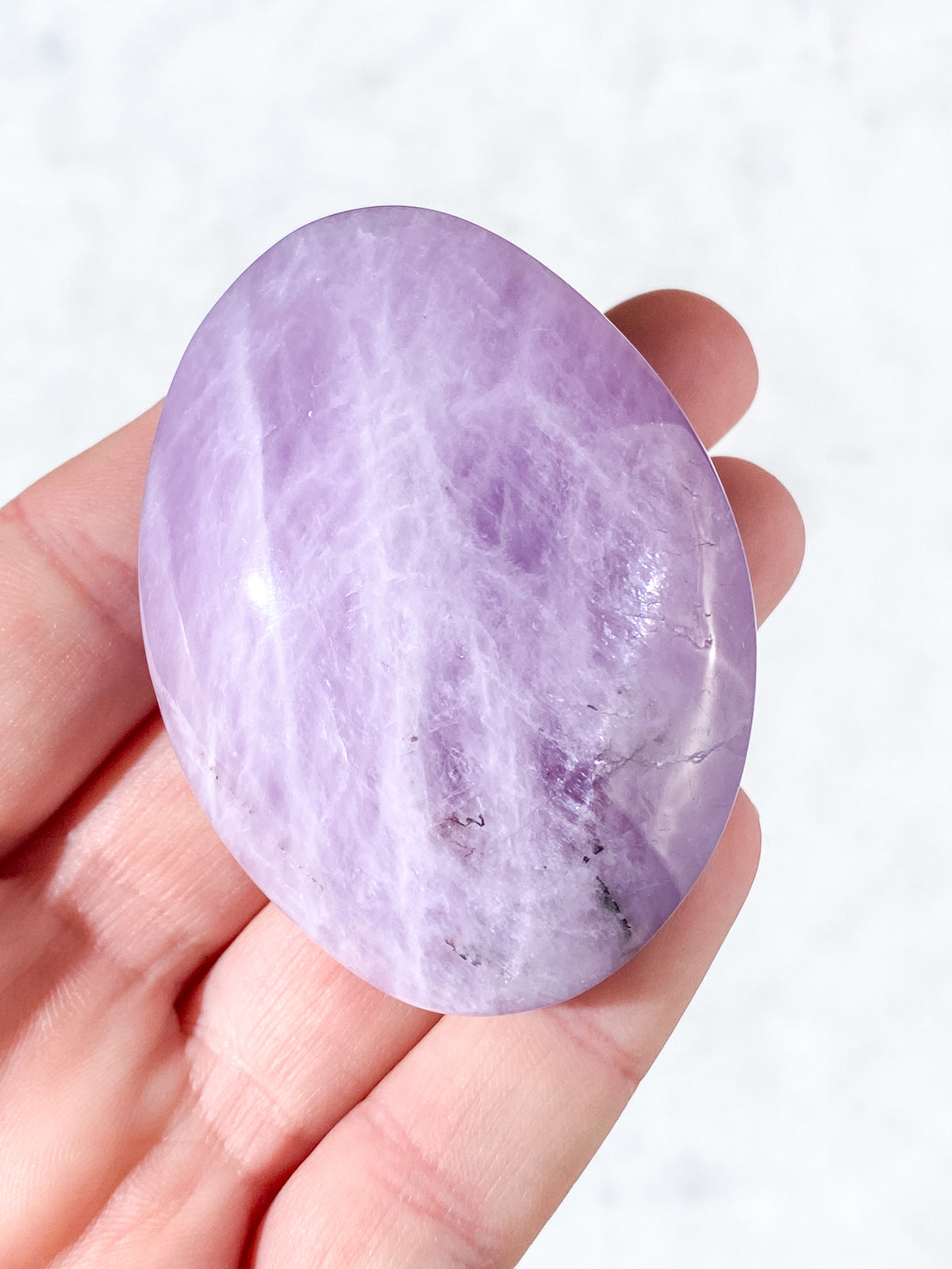 Kunzit Palmstone (nr. 21) Exklusiv