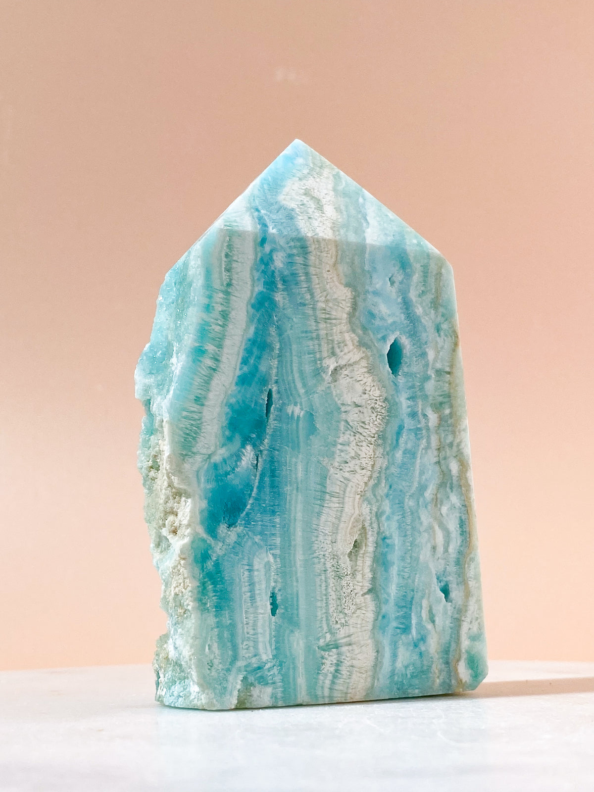 Blå Hemimorphite Torn (Nr. 2)