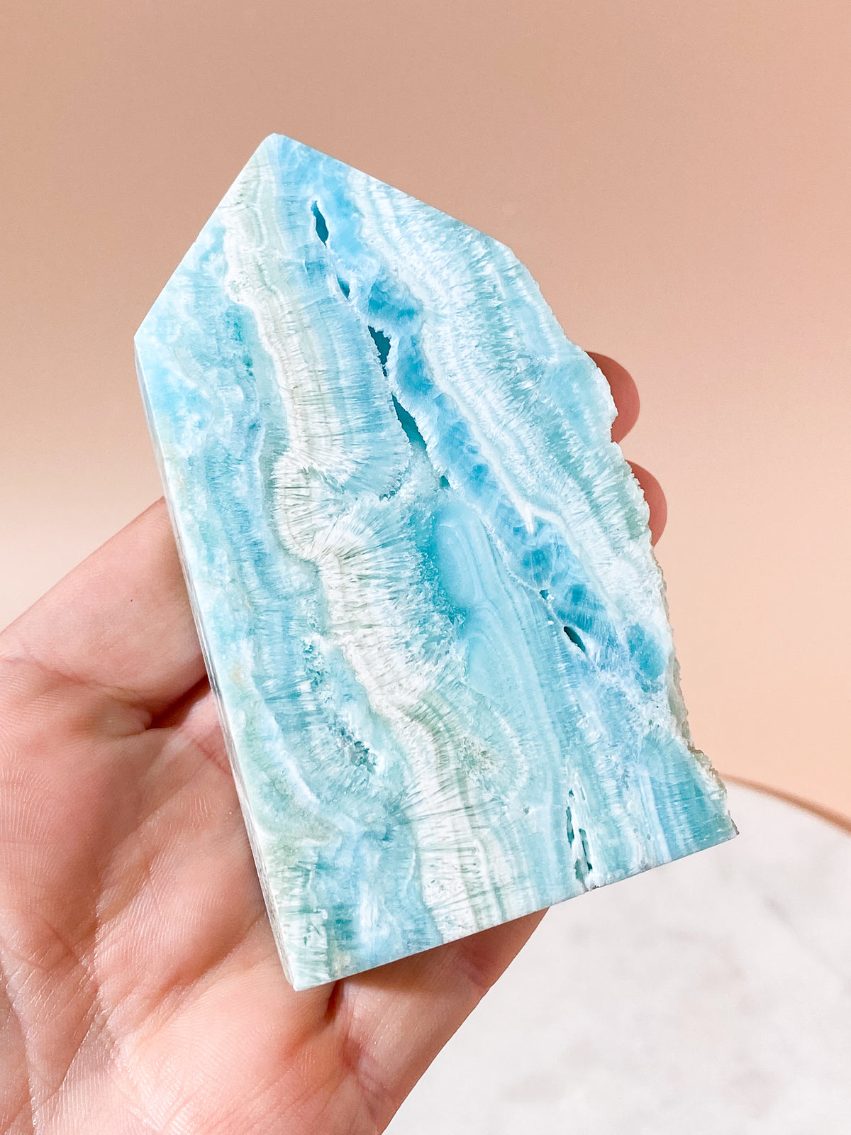 Blå Hemimorphite Torn (Nr. 2)