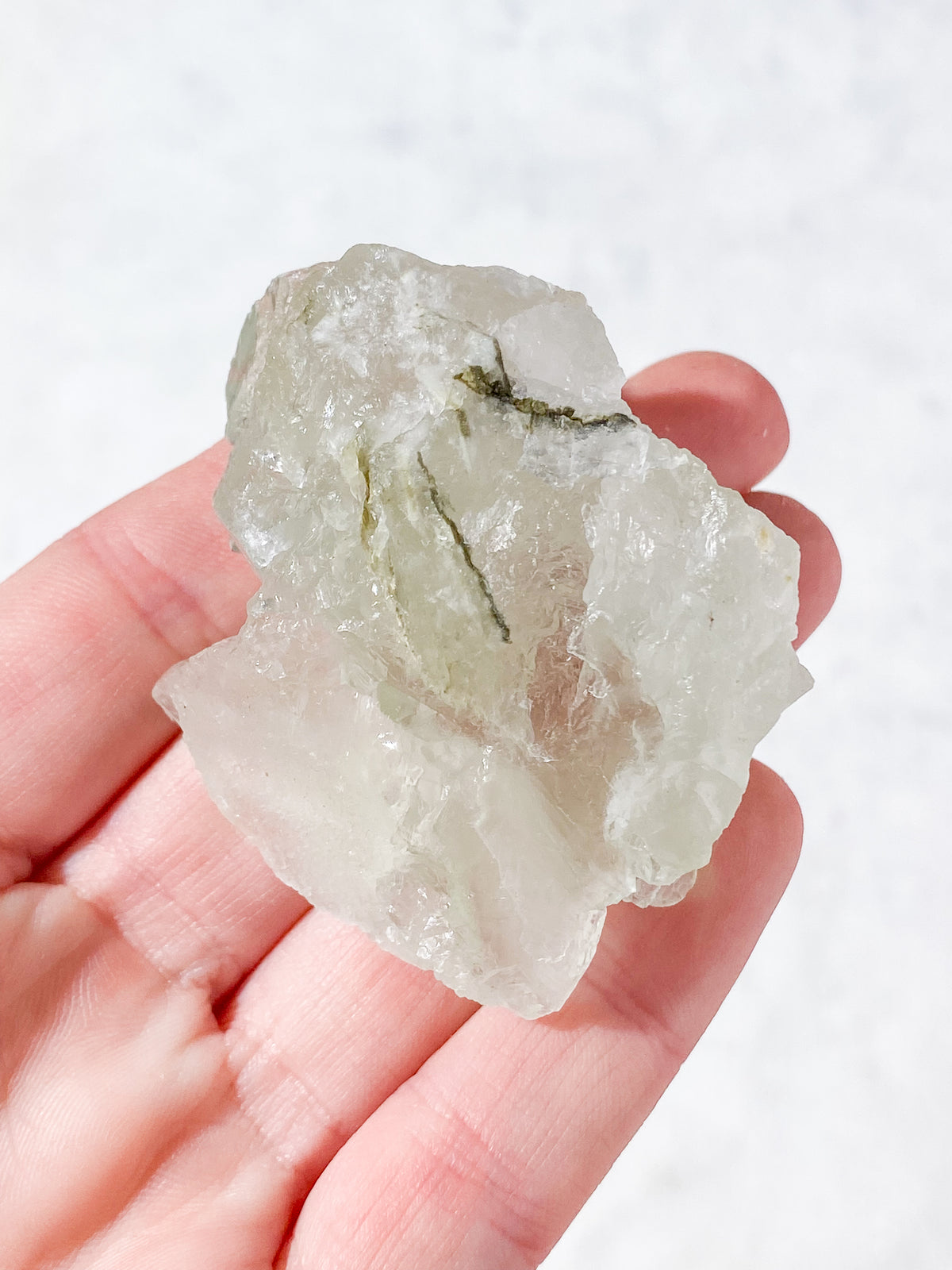 Mintgrön Fluoritkluster (Nr. 5) Exklusiv Kvalitet
