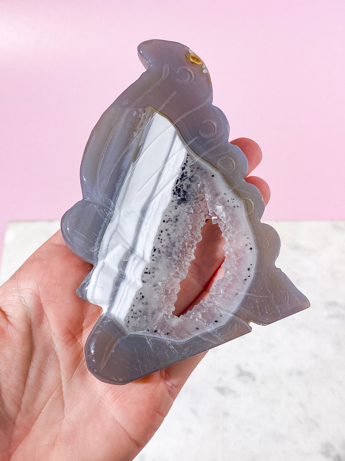 Druzy Agat Fe (nr 5)