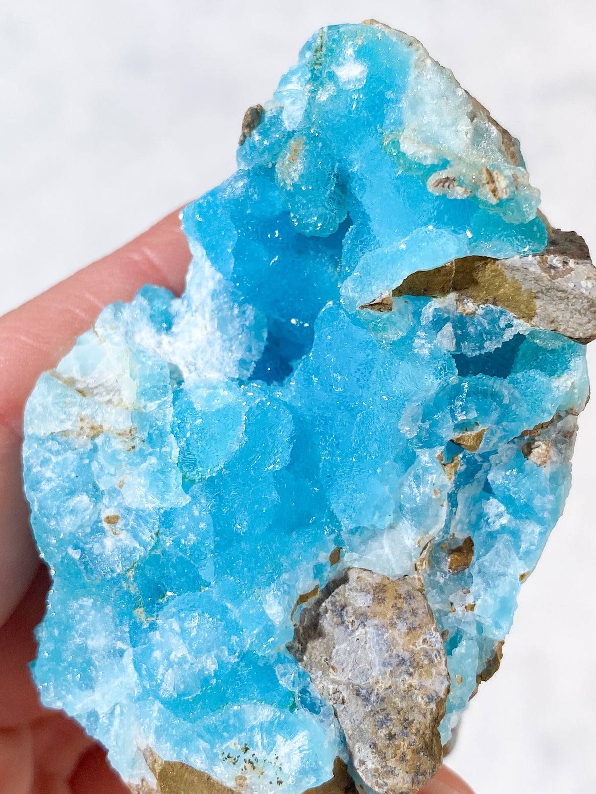Blått Hemimorphite Kluster (Nr. 2)