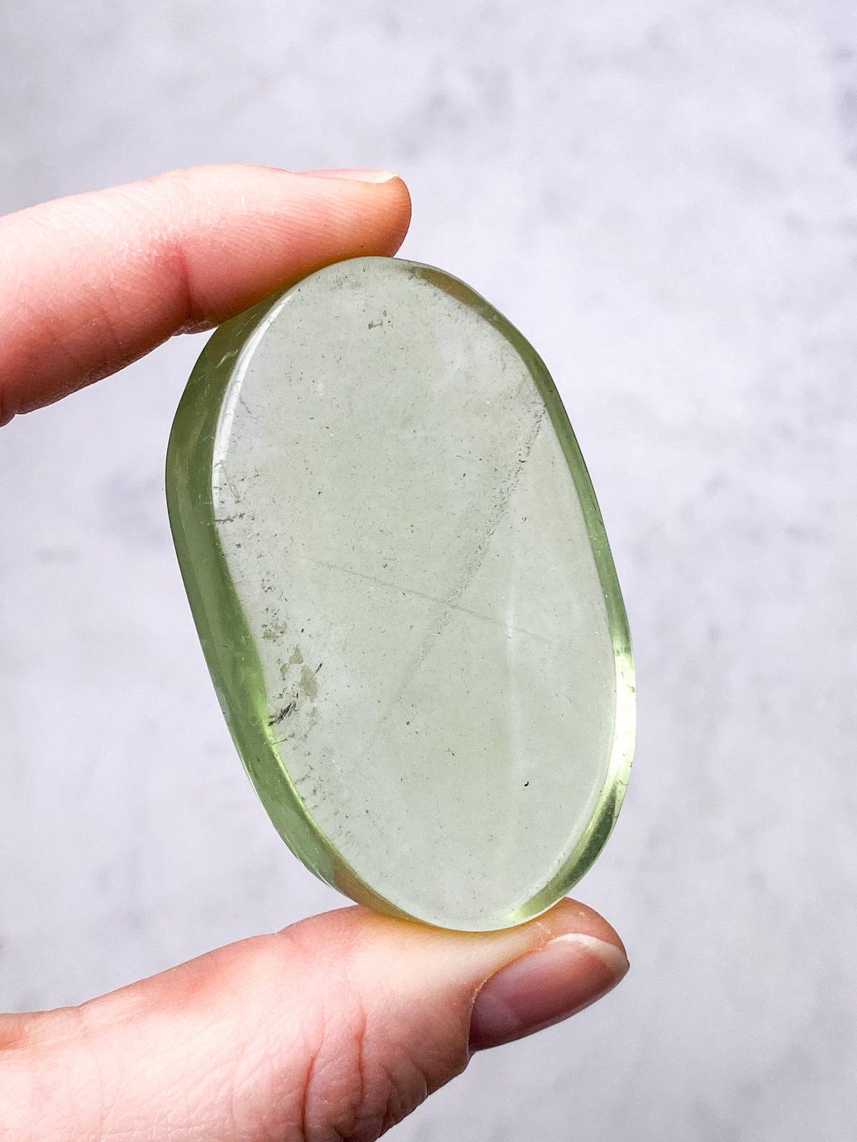 Grön äpple Fluorit Palmsten (nr 24) (Exklusiv)