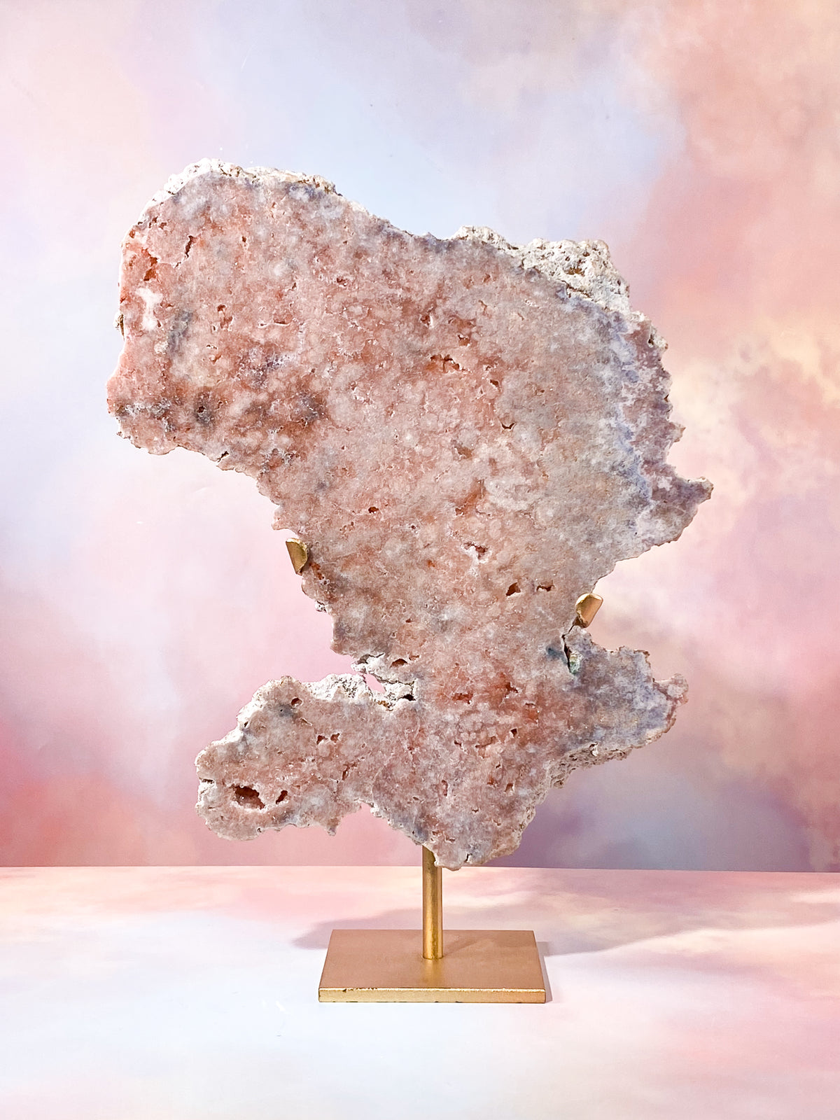 Jätte-rosa ametist på fot (nr 6)