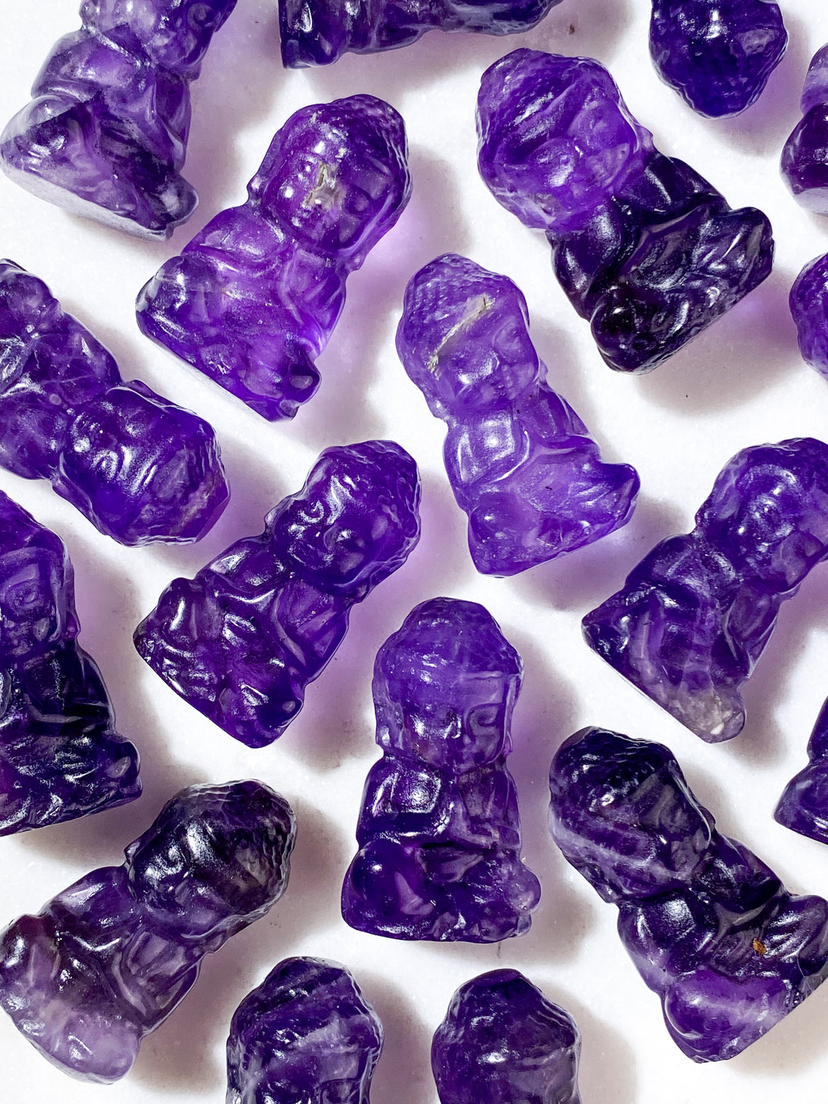 Ametist mini fickbuddha