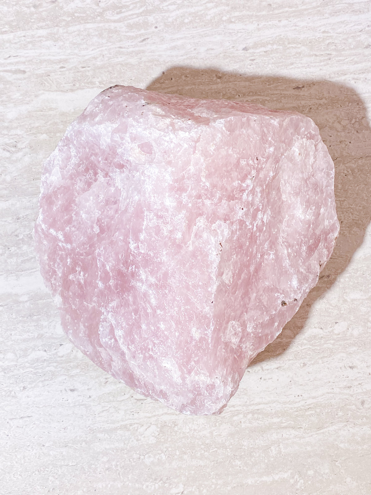 Jättestor Rå Rosenkvarts (Nr. 9) 11,9 kg.