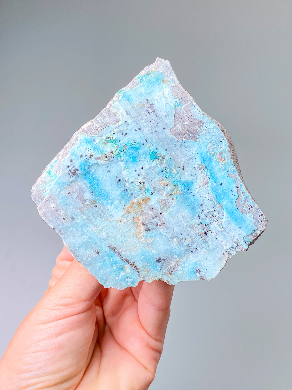 Druzy Chrysocolla-kluster (nr 1)