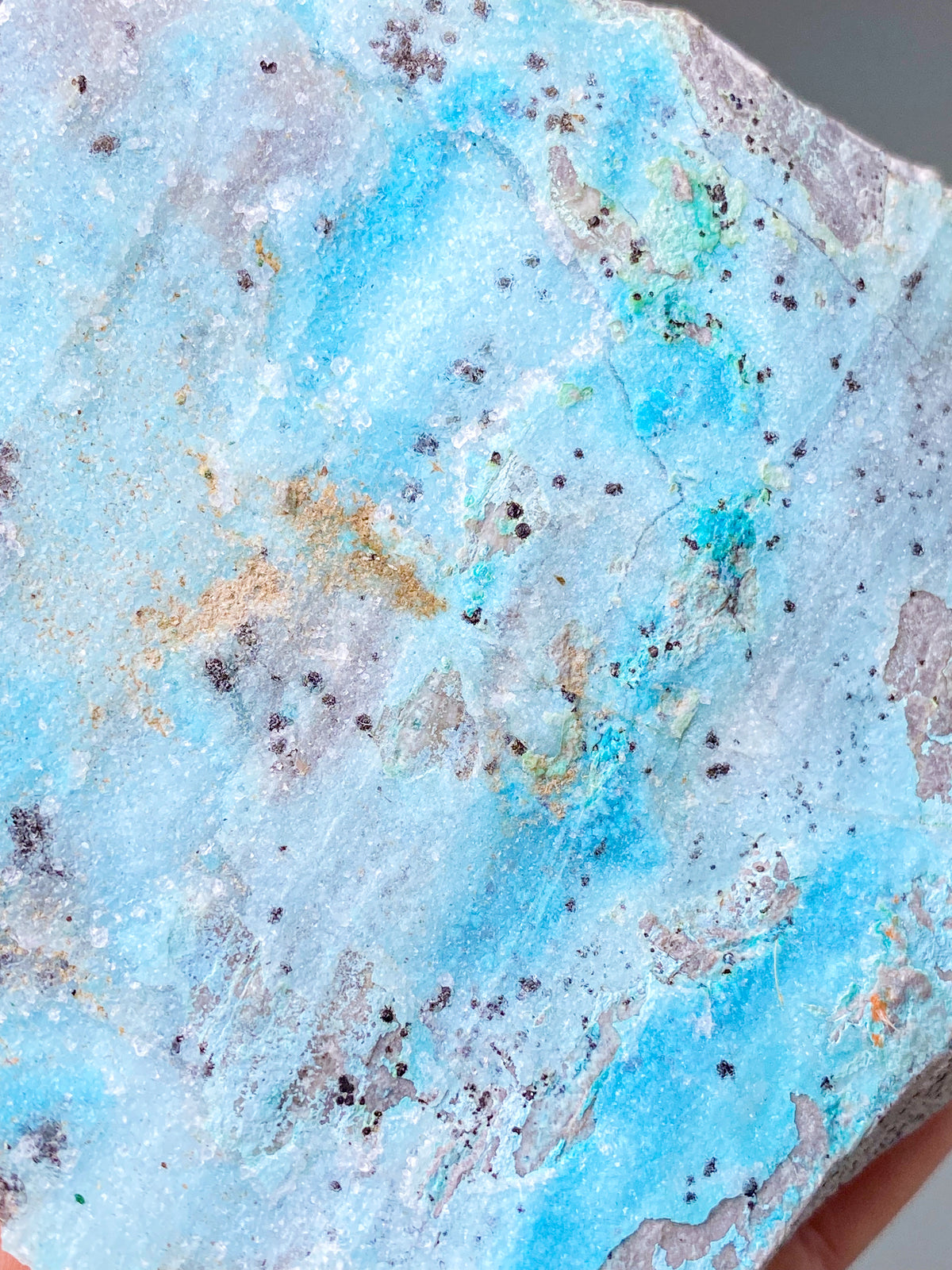 Druzy Chrysocolla-kluster (nr 1)