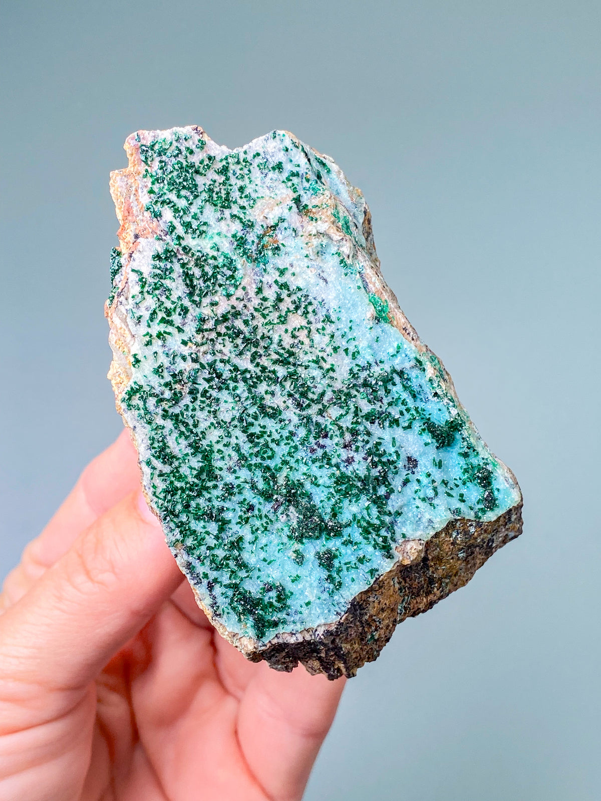 Druzy Chrysocolla-kluster (nr 2)