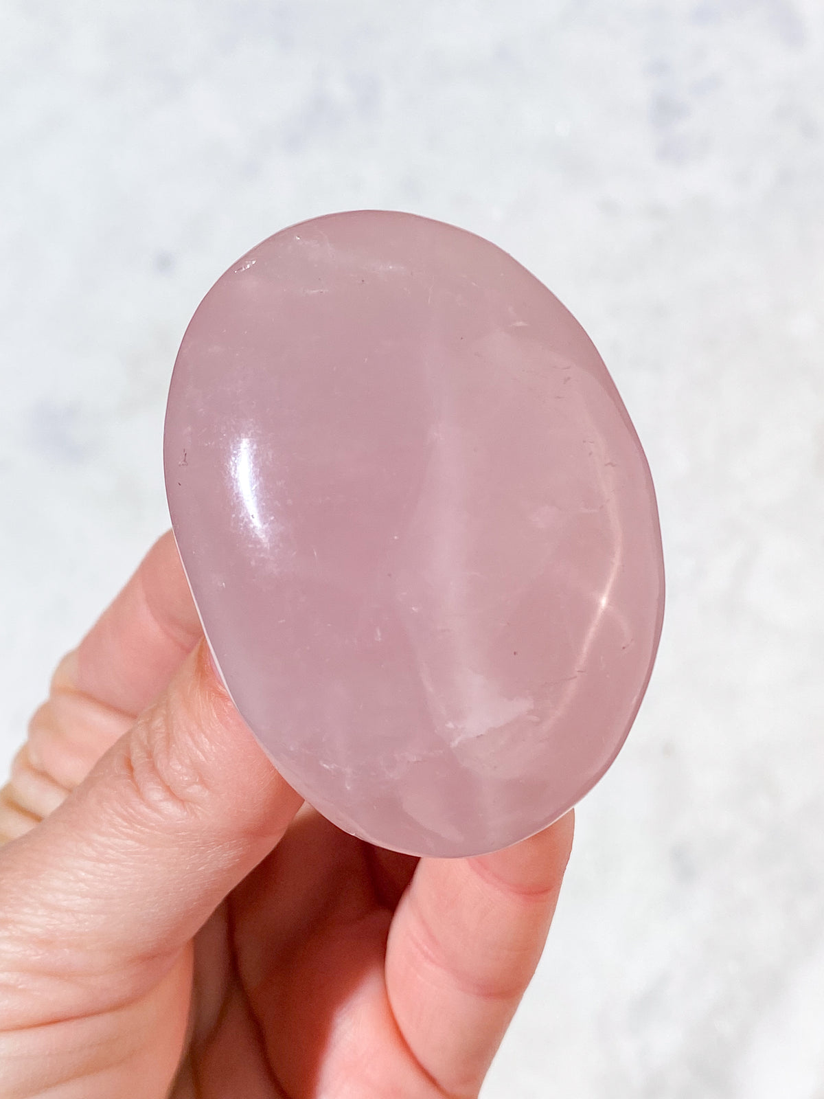 Rose Quartz Palmstone (nr 15)