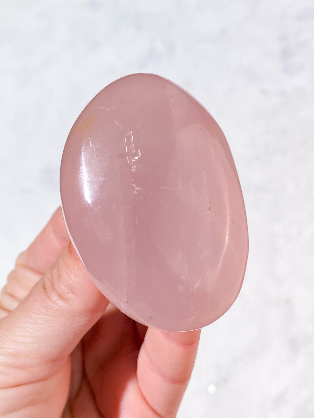 Rose Quartz Palmstone (nr 17)