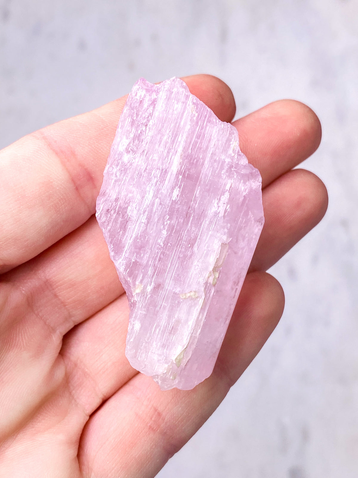 Kunzite Raw (nr 1) Exklusiv kvalitet