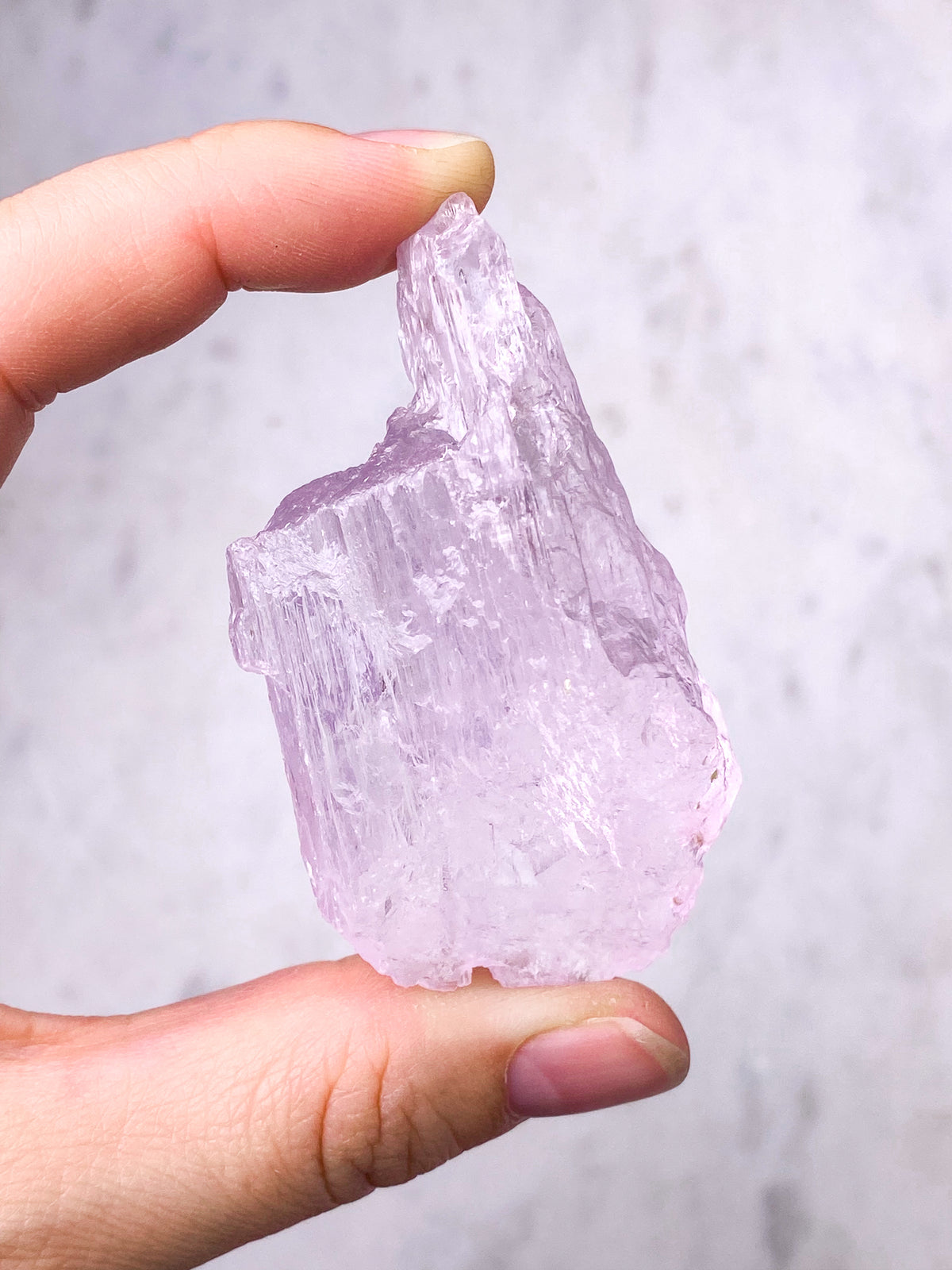Kunzite Raw (nr 5) Exklusiv kvalitet
