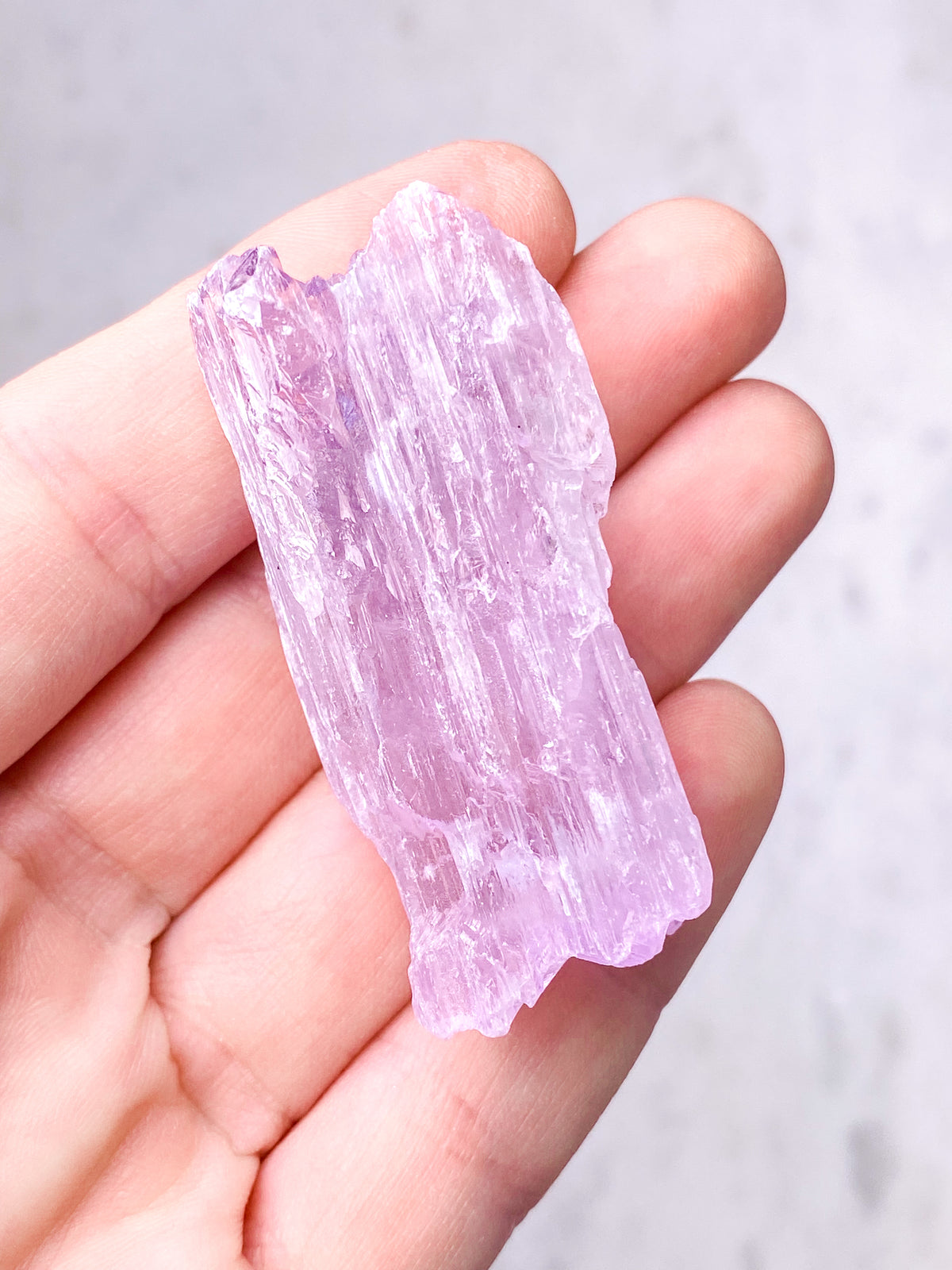 Kunzite Raw (nr 6) Exklusiv kvalitet