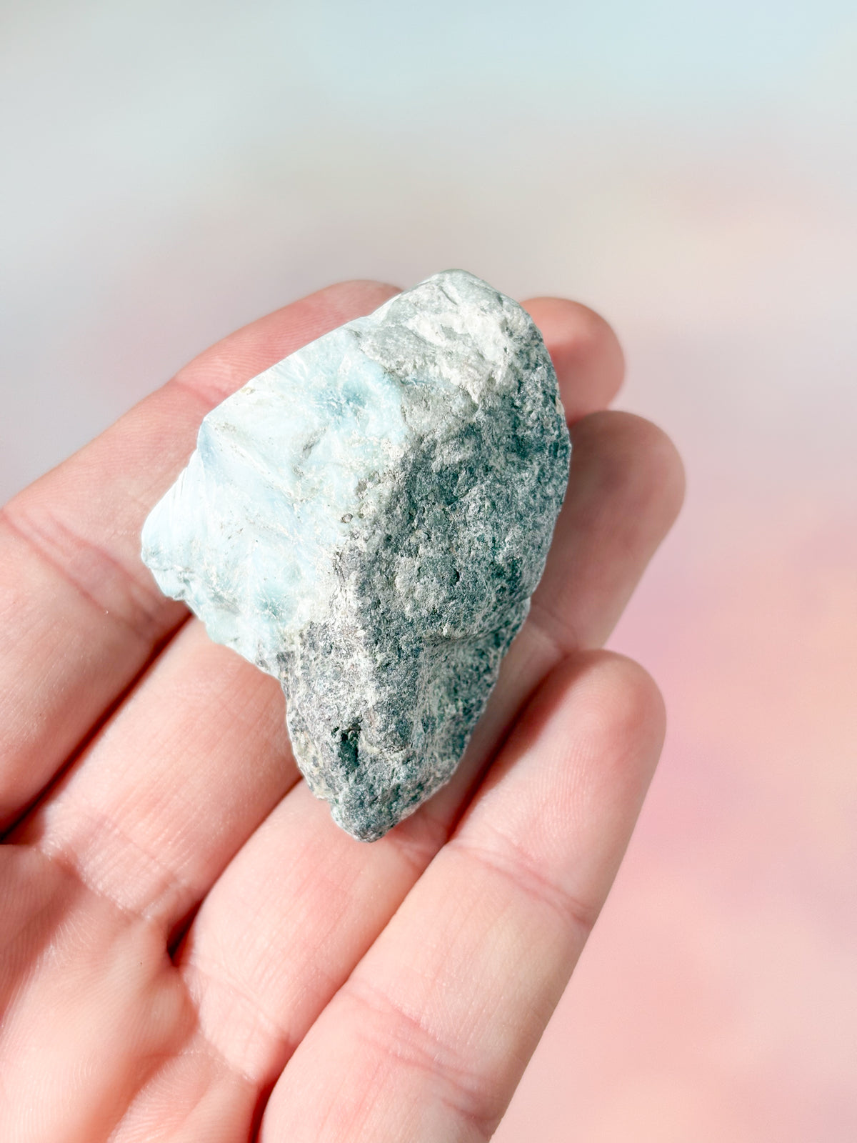 Larimar Rå Polerad (Nr. 50) Exklusiv Kvalitet