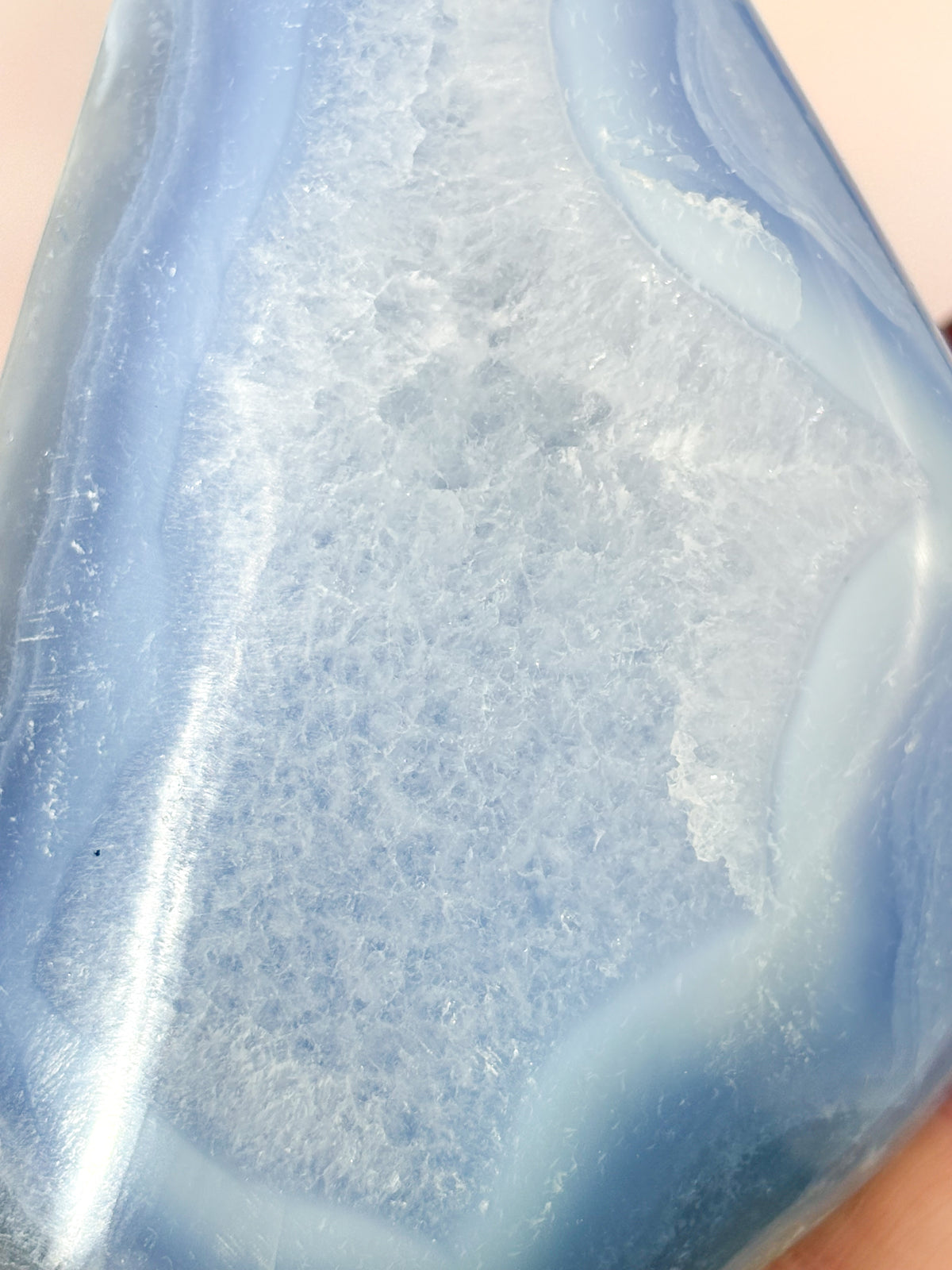 Druzy Blond Agat Freeform (Nr. 19)