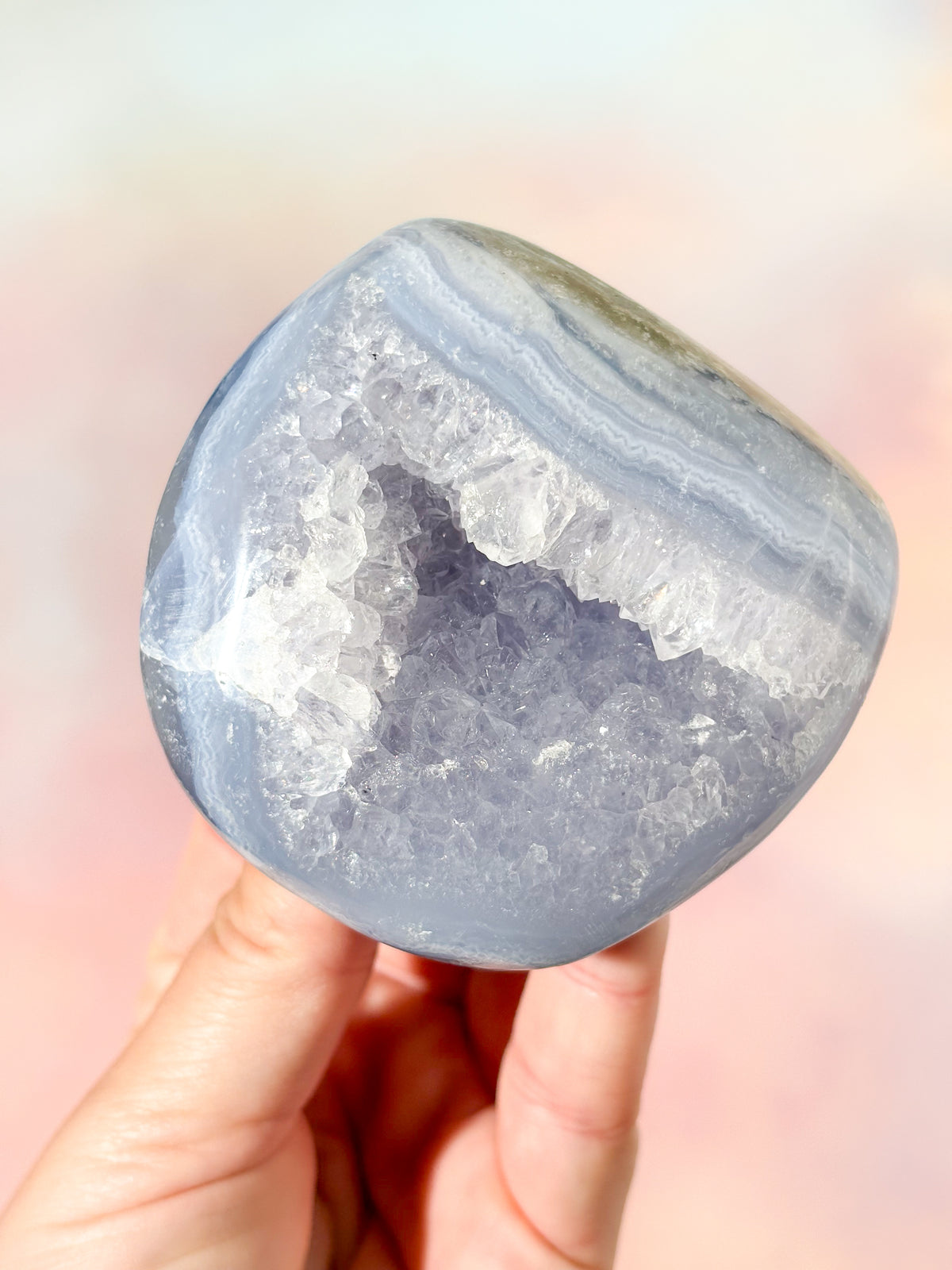 Druzy Blond Agat Freeform (Nr 20)