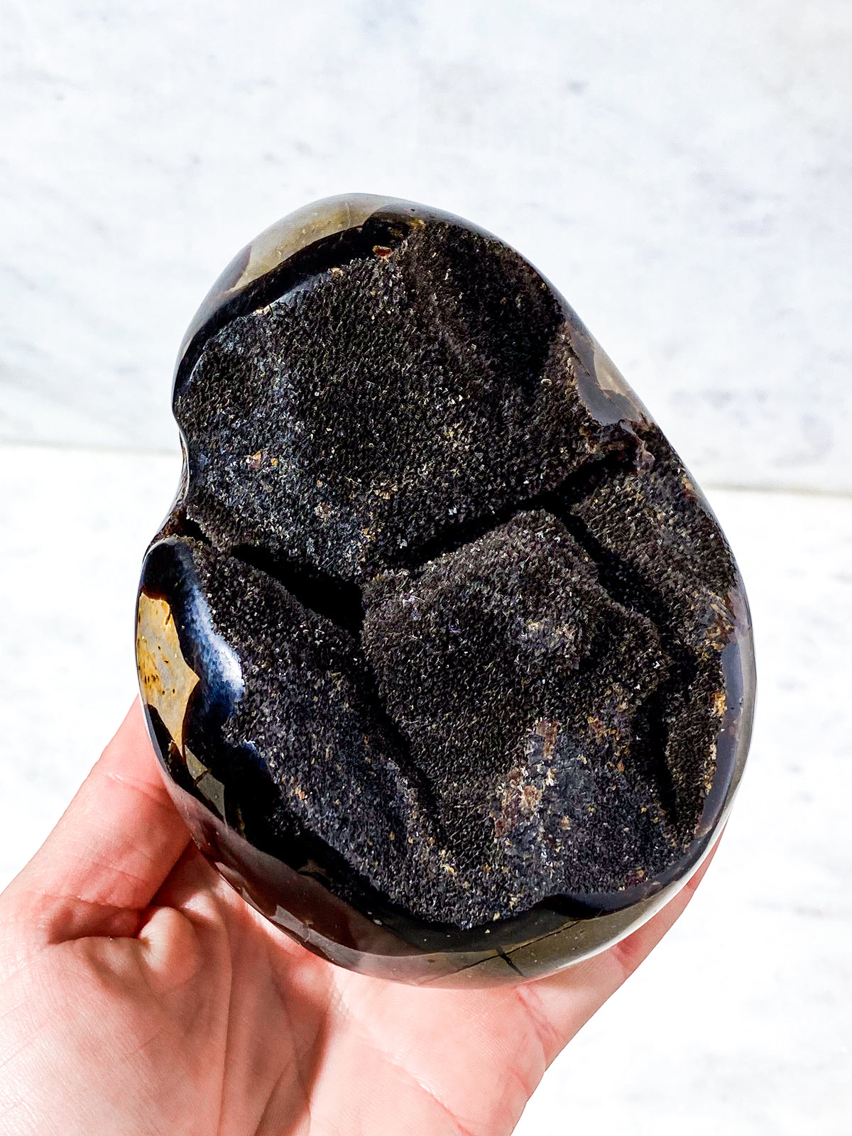 Druzy Septaria Ägg (Nr. 2)