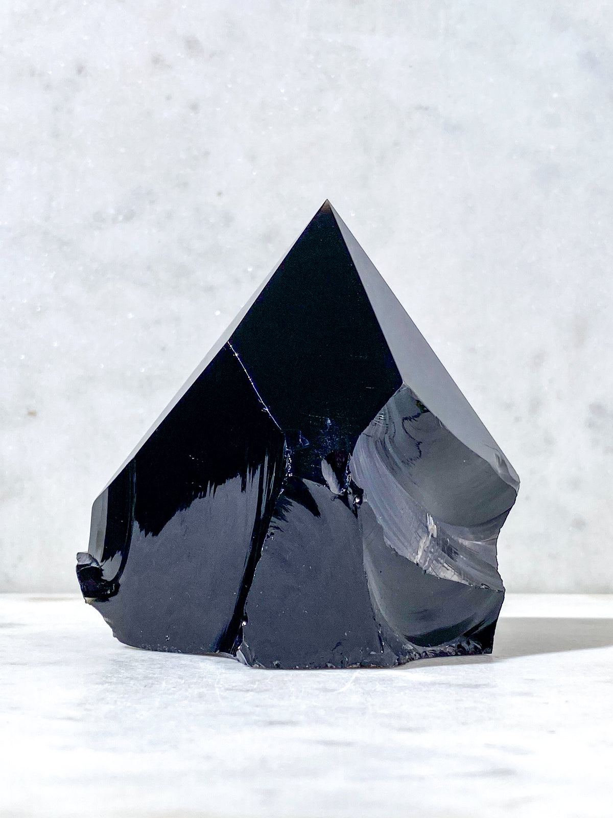 Obsidian med polerad spets (nr 7)