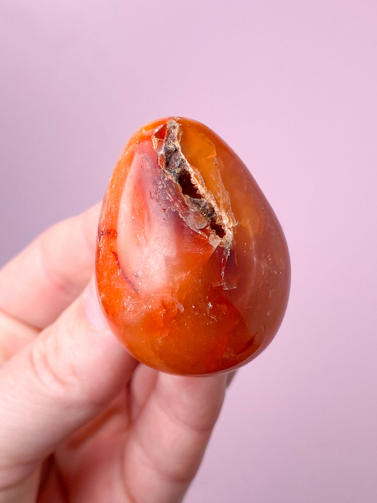 Karneol Ägg (Nr 20)