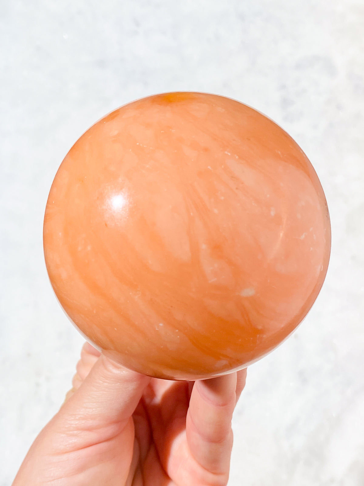 Orange Twist Kalcit Klot (Nr. 3)