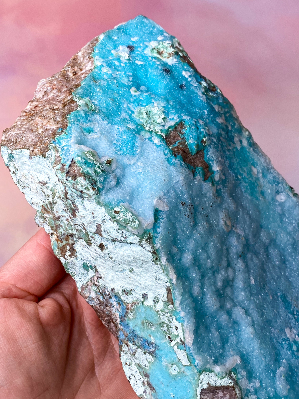 Giant Druzy Chrysocolla (nr 1)